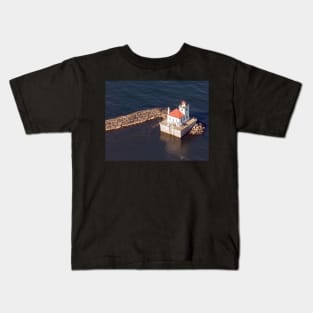 Oswego Harbor Light Kids T-Shirt